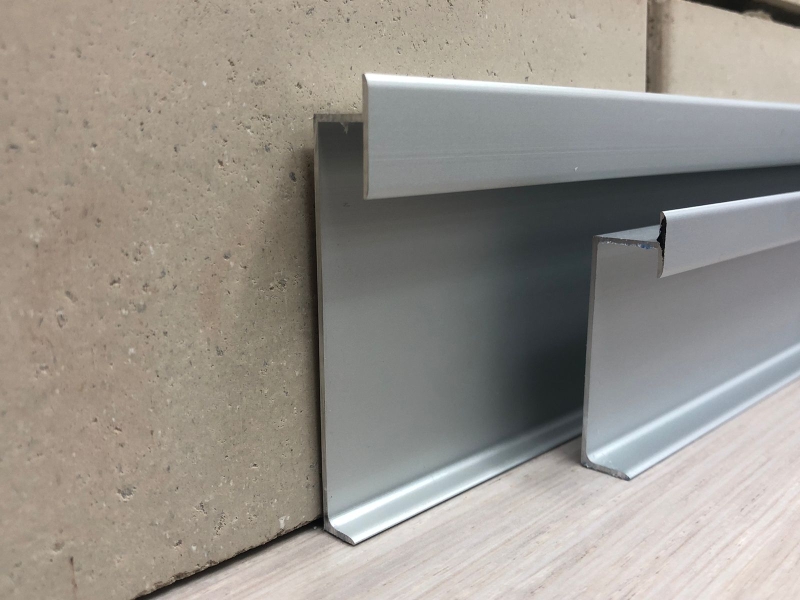 Алюминиевый скрытый плинтус Fezard ALP-GT60-10