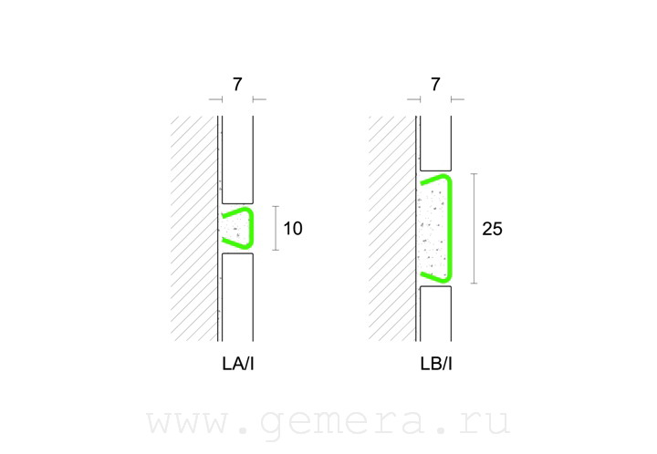 Бордюрная вставка для кафельной плитки Fezard ST-U25t