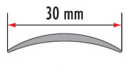 Порог алюминиевый для пола Fezard AL-С30